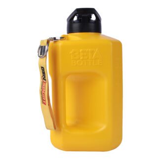Beta Bottle MaxFlow 2L – Heavy-Duty Sports Water Gallan (Yellow)